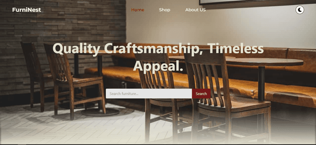 Furniture Website