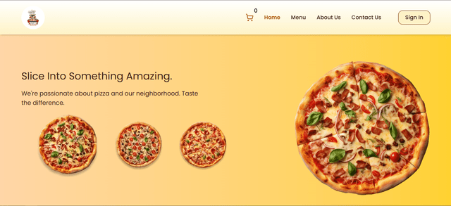 Pizza Website