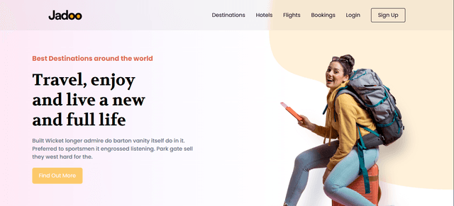 Teavel Agency Website